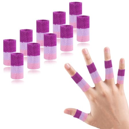 10 stk Finger Kompresjonshylser Støtte, Fingerhylse