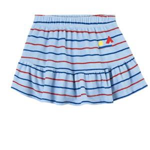 Bonmot Organic Blue Terry Striped Skirt 6-7 Years - Skirts - 6-7 years - Blue - Mädchen
