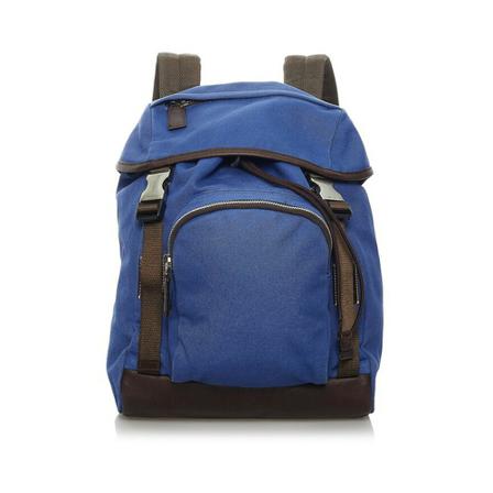 Prada Vintage Rugzaks , Blauw , Heren , Maat: ONE Size Vintage Tassen