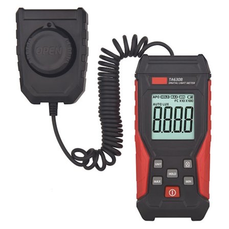Valaistustekniikan digitaalinen luksimittari ammattikäyttöön, kädessä pidettävä valomittari, erittäin tarkka luksimittari, valaistusmittari, fotometri