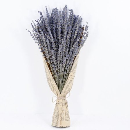 1 stk tørket lavendel naturlig lavendel blomsterbuketter stilker 43cm fo