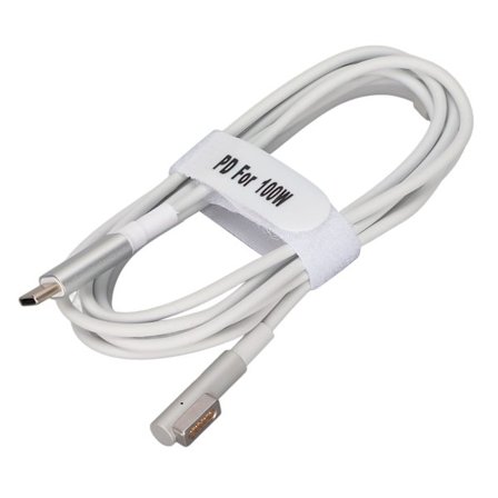 For OS Tablet ladekabel ca. 2 meter PD100W hurtiglading PTC beskyttelse stabil holdbar Type C til for MagSafe adapter Type C til for MagSafe 1