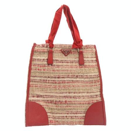 Prada Vintage, Pre-owned Handbag Rood, Dames, Maat:ONE Size,Canvas