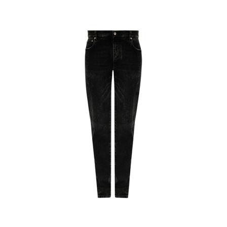 Dolce & Gabbana Printed jeans Sort, Herre