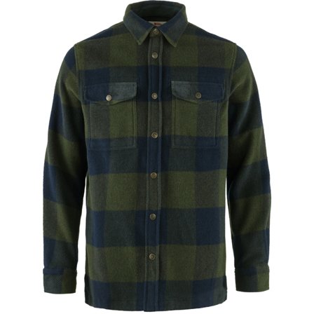Fjällräven Herr's Canada Shirt in Deep Forest/Dark Navy | Size: 2XL, G-1000/Ull