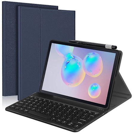 Samsung Galaxy Tab S6 (SM-T860/T865/T867) Bluetooth-näppäimistöllinen nahkakotelo S Pen -pidikkeellä