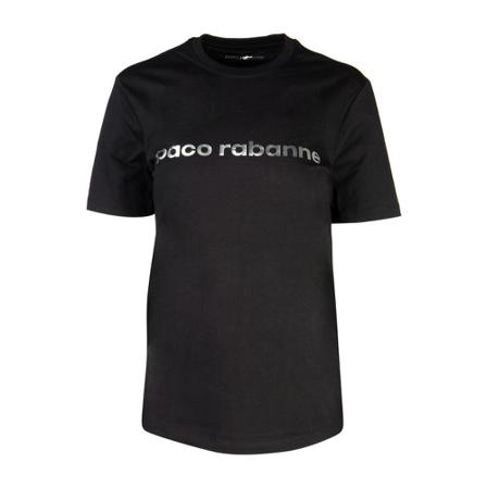 Paco Rabanne T-Shirt svart, Dam, Dam, Storlek: S