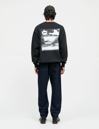 Mads Nørgaard Tough Hawk Fantasy Crew Sweat - Black - XL