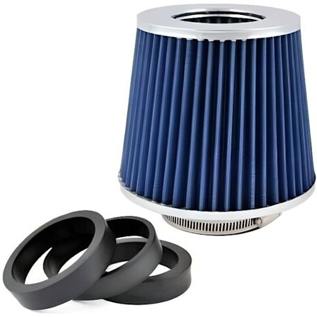 Luftfiltersæt, Dynamic Direct Intake, Sports Luftindtag, Universal Blå, til Audi, Mercedes og BMW biler