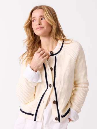 Jean Paul - Rumi cardigan - Dame - Hvit - Gensere & Cardigans - XL