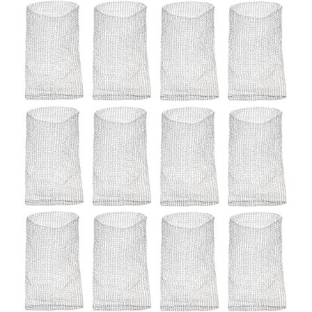 1 Gallon Root Guard Basket, 12-Pack Rostfritt Stål Växttråds Snabbkorg Djurburskydd (12" X 6")