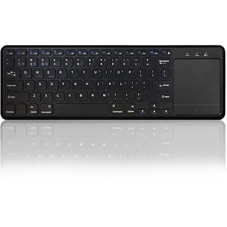 NÖRDIC trådløst 2.4G tastatur med touchpad 78 taster IOS Android Windows US layout