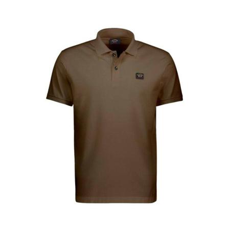 Paul & Shark Piqué Polo with heritage logo Grøn, Herre