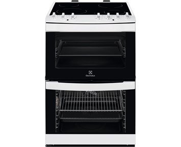 Electrolux EKC6060BOW - Spis med dubbla ugnar & glaskeramikhäll