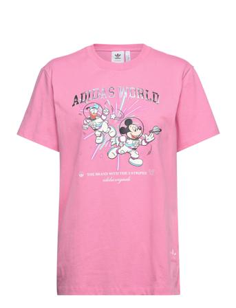 Disney Graphic T-Shirt T-shirts & Tops Short-sleeved Rosa Adidas Originals