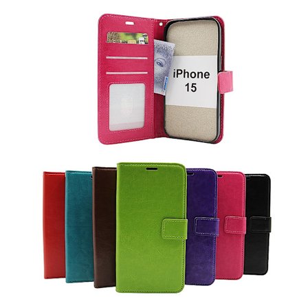 Crazy Horse Wallet iPhone 15