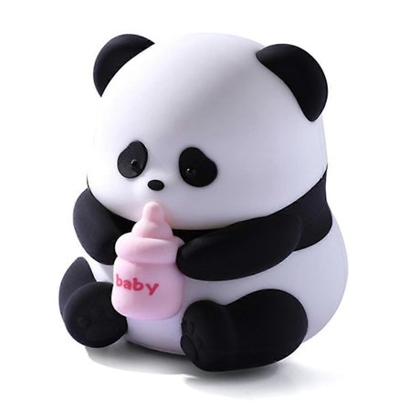 Panda Nattlampa - Baby, Squishy Dimbar LED Panda Lampa, Kawaii Panda Presenter, Söt Inredning för Sovrum