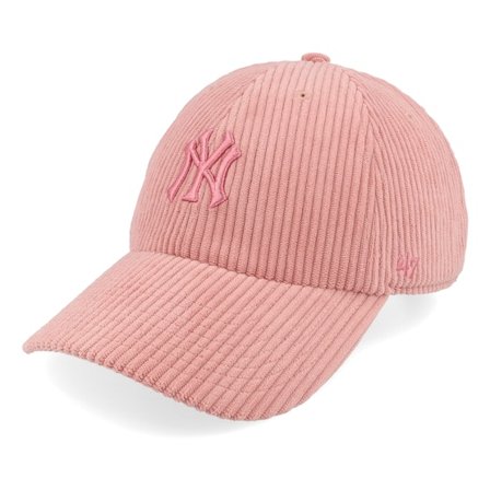 47 Brand - MLB Rosa unconstructed Caps - New York Yankees MLB 47 Clean Up Rose Quartz Dad Cap @ Hatstore