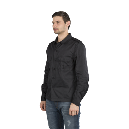 Camisa Brandit US 1/1 Negro L