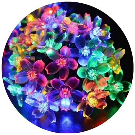 Blomster ljusslinga, körsbärsblomsljus, påskdekoration