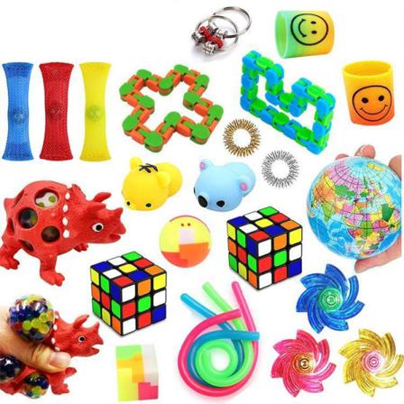 Favor 24st Fidget Set Pack För Barn Pop It Stress Ball