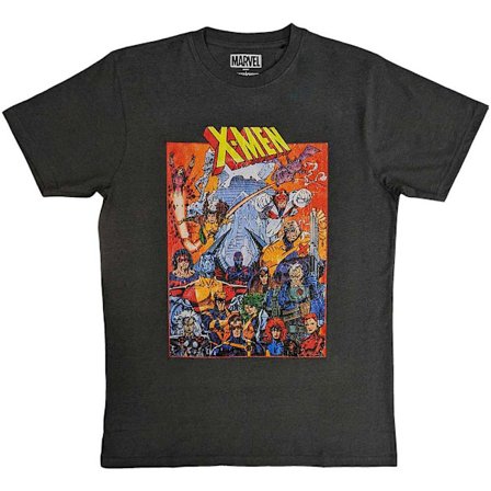 X-Men Unisex Vuxen Karaktärer T-Shirt L Charcoal Grey