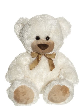 Teddykompaniet Roger Creme - White - H:45