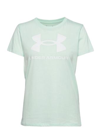 Ua Sportstyle Logo Ss T-shirt Top Blå Under Armour