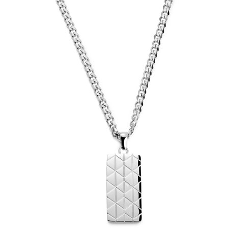 Colier Icarus Brayden din oțel cu dog tag pentru bărbați - Dog tags