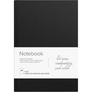 Notatbok Burde A5 linjert svar