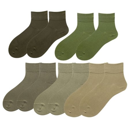 Tynde bomuldssokker til kvinder, bløde bootie-sokker til kvinder, topkombination 3 KLB