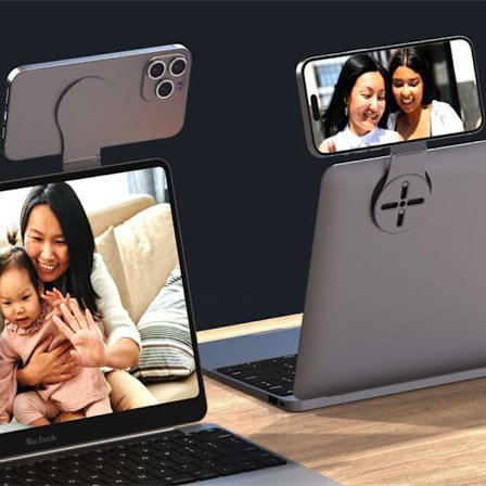 Magnetisk Sammenklappelig Telefonholder Justerbar Skrivebordsholder