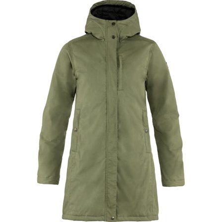 Fjällräven Women's Kiruna Padded Parka in Green, G-1000 /Primaloft | Size: Medium