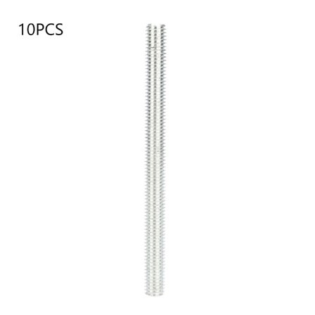 10 stk galvanisert jern M8*100mm M8 gjengestang for trebearbeiding 30/45 glidende spor