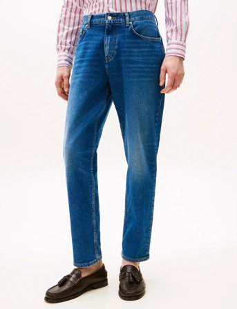 Tommy Hilfiger Tapered Harlem Str Bronson Ind - Blue - 38 x 34