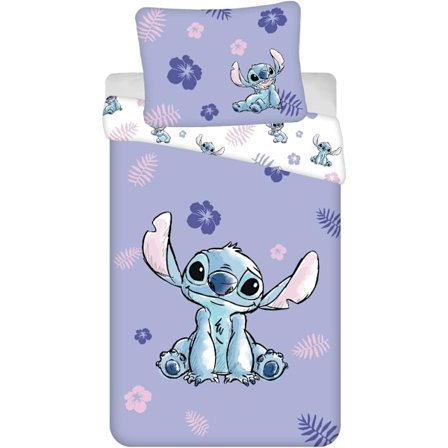 Disney Lilo & Stitch STITCH Dynebetræk Sæt Sengelinned Sæt 140x200+50x75cm