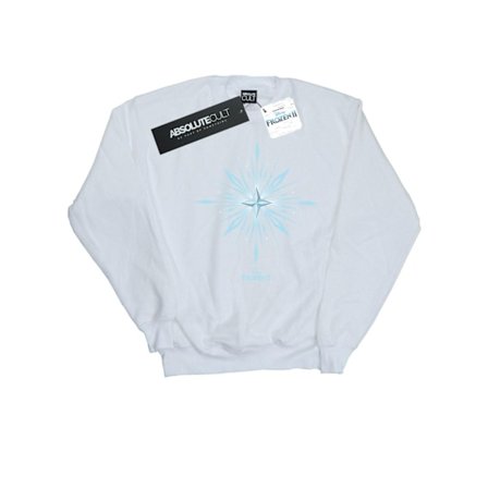 Disney Girls Frozen 2 Elsa Signature Snowflake Sweatshirt 3-4 år