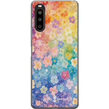 Kompatibelt Mobilskal till Sony Sony Xperia 10 II Cactus and Friends – RainbowBloom