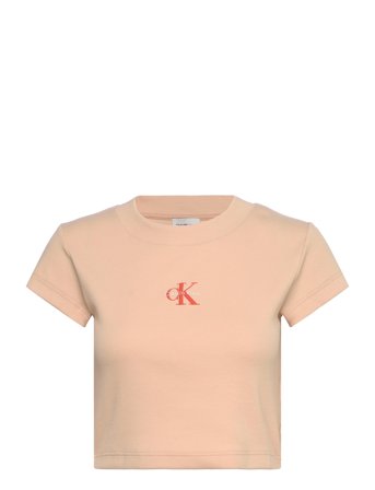 Calvin Klein Jeans | Monologo Baby Rib Tee | XXL