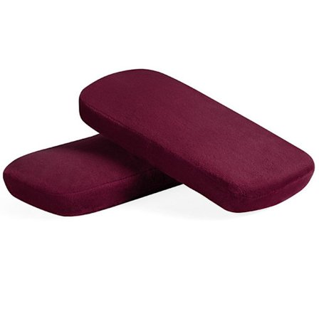 1 Par Stol Armlæn Puder Stol Armlæn Pude VINRØD