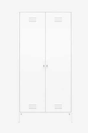 Novogratz - Kaksiovinen kaappi Mission District Tall - Valkoinen - Kaapit - - Homeroom