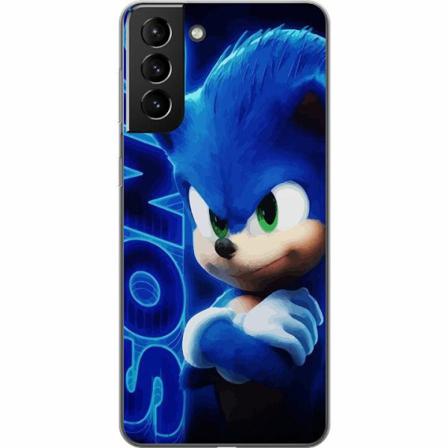 Samsung Galaxy S21+ 5g Genomskinligt Skal Sonic The Hedgehog