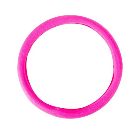 (Rosa) Bil Universal Ratt Skydd Silikon Halkfri Slitstark Ultratunn Mjuk Ratt Skydd Biltillbehör Interiör