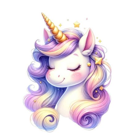 Poster med Enhörning A2