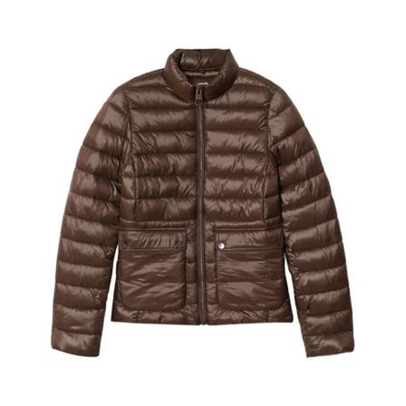 Mango Pocket quilted Jakke Brun, Dame
