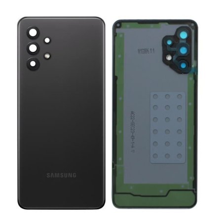 Batterikassa - Samsung - Galaxy A32 - Svart - Ersättningsdel - Inbyggt klister
