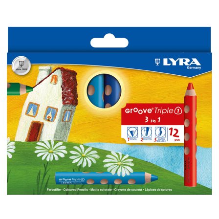 Lyra Groove TripleOne Kleurpotloden 12-pack