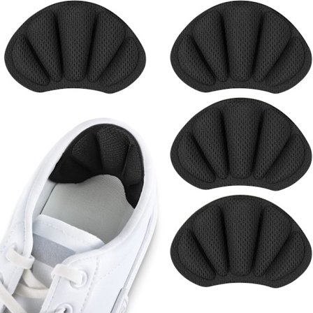 2 paria lenkkarien korjauspaikkoja, kantapääpaikka, kengän kantapään korjaus lenkkari, nahkan kantapääsuoja, kantapääpehmusteen korjaus useimpiin 