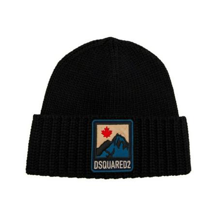 Dsquared2 Beanie , Zwart , Heren , Maat: ONE Size Hoeden