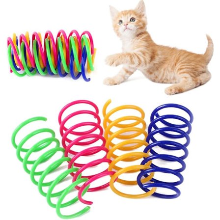 Kattefjedre legetøj, farverige kattefjedre legetøj, farverige kattefjedre til